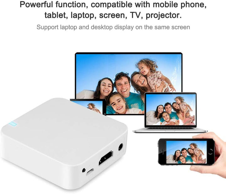 Wireless Smart Auto WiFi Display Box AV + HDMI Bildschirm Mirror Box Airplay unterstützt Handy,Lapto