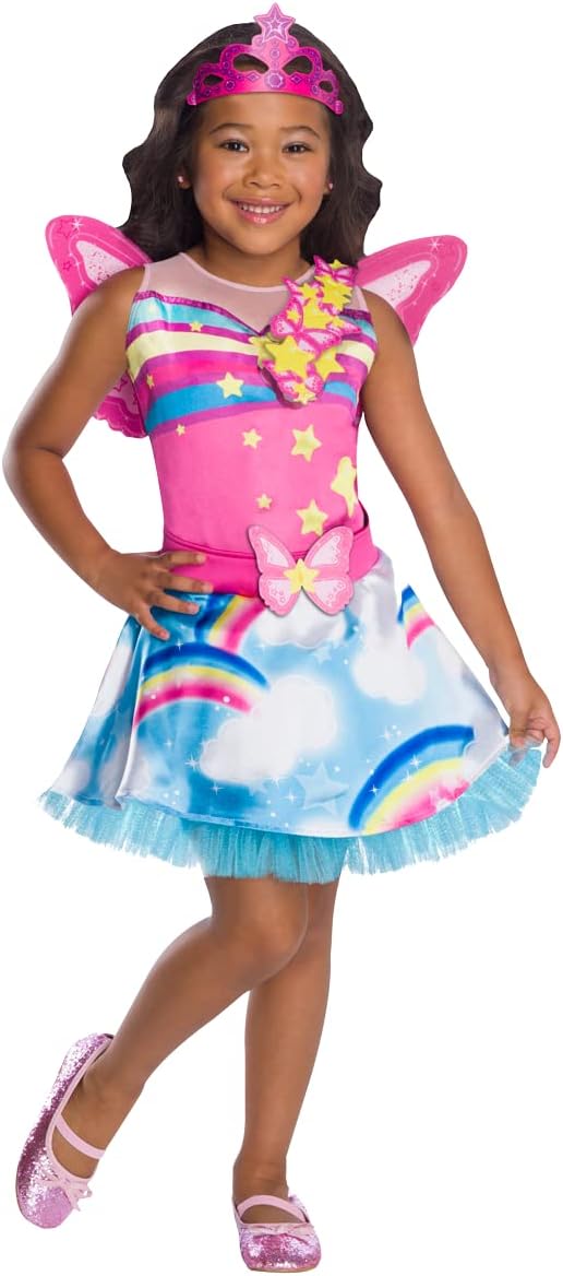 Rubie's Barbie Dreamtopia Kostüm Barbie für Kinder, Grösse 5 – 6 Jahre
