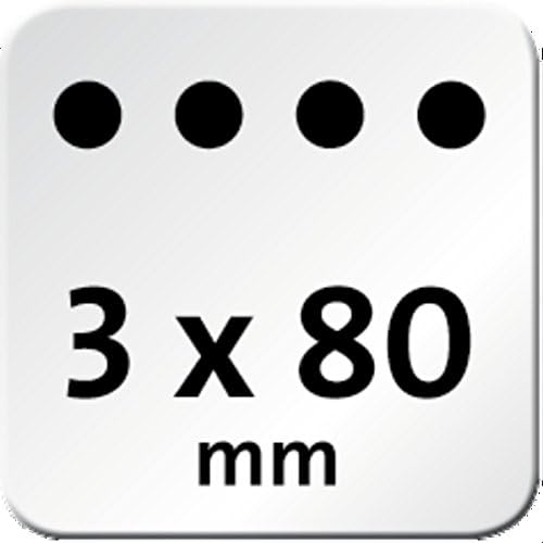 Novus B 445 Locher (Büro, Vierfachregistraturlocher, Metallguss, 4,5 mm) 45 Blatt B445, B445