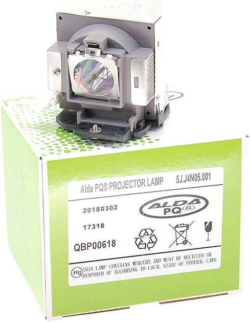 Alda PQ-Premium, Beamerlampe/Ersatzlampe kompatibel mit 5J.J4N05.001 für BENQ MX717, MX763, MX764 Pr