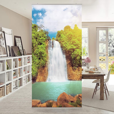 Bilderwelten Raumteiler Paradies Lagune 250x120cm inkl. transparenter Halterung 250x120cm incl. tran