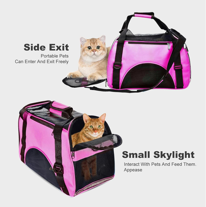 PETCUTE Hundetasche hundetragetasche Tragetasche für Katze Faltbar Transporttasche für kleine Hunde