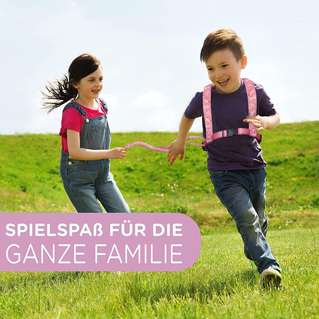 Jubi® Rosa Pferdeleine Kinder - grössenverstellbar für perfekten Sitz und Aufbewahrungsbeutel - Pfer