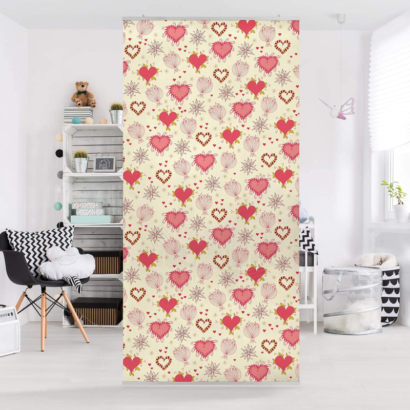 Bilderwelten Raumteiler Kuss am Morgen 250x120cm ohne Halterung 250x120cm without hanger, 250x120cm