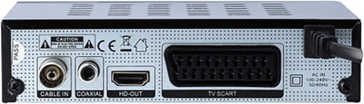 RED OPTICUM AX C100 HD Kabelreceiver mit PVR-Aufnahmefunktion I Digitaler Kabel-Receiver HD - EPG -