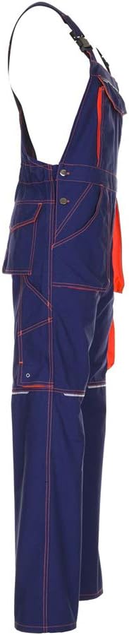 Planam Grösse 42 Unisex Basalt Neon Latzhose Marine orange Modell 6231 Marine/Orange 164, Marine/Ora