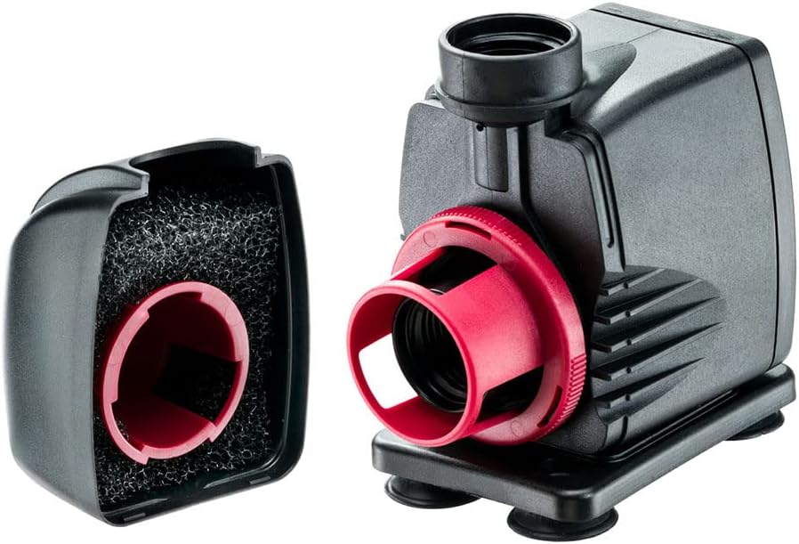 Hydor Kreiselpumpe SELTZ L 1200 l/h für Frisch- und Meerwasser, Mehrzweck, Filterkartusche und Armat