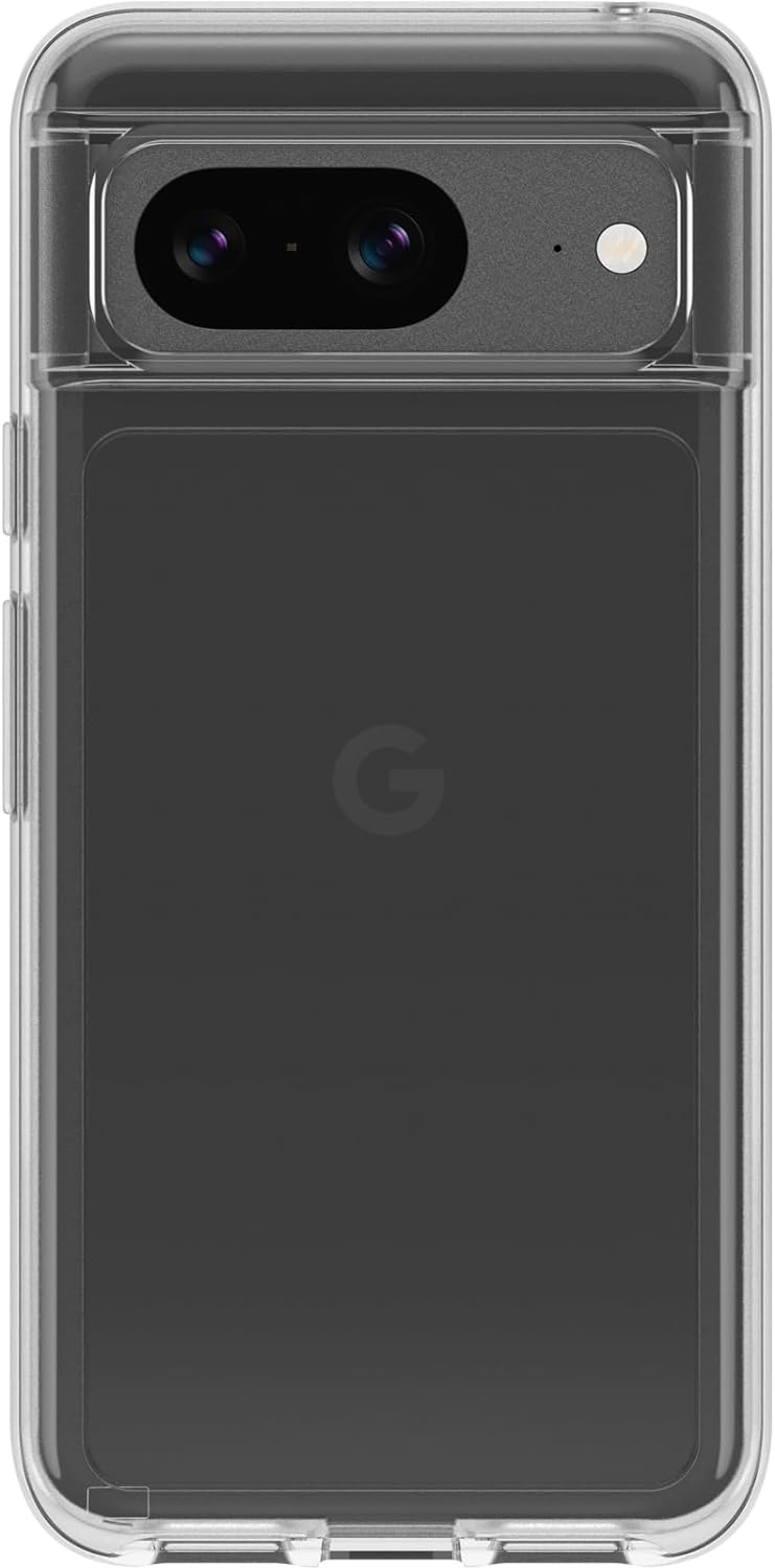 OtterBox Symmetry Clear Hülle für Google Pixel 8, sturzsicher, schützende Hülle, 3x getestet nach Mi
