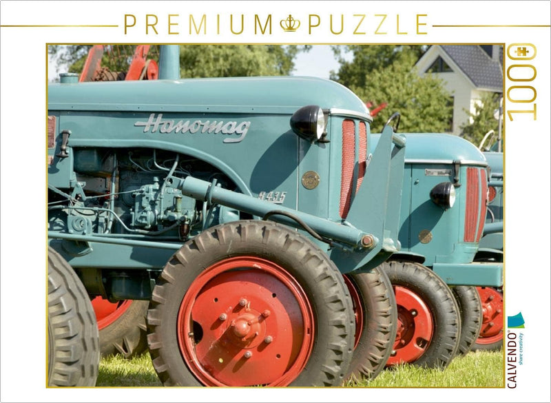 CALVENDO Puzzle Oldtimer Traktor Hanomag 1000 Teile Lege-Grösse 64 x 48 cm Foto-Puzzle Bild von Dian