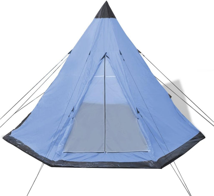 Festnight 4-Personen Zelt Campingzelt Outdoor Tent 365 x 365 x 250 cm für Wandern Camping Hiking - H