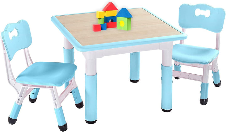 FUNLIO Kinderzimmertisch & -stuhlsets, höhenverstellbar für Kinder im Alter von 3-8 Jahren, leicht a