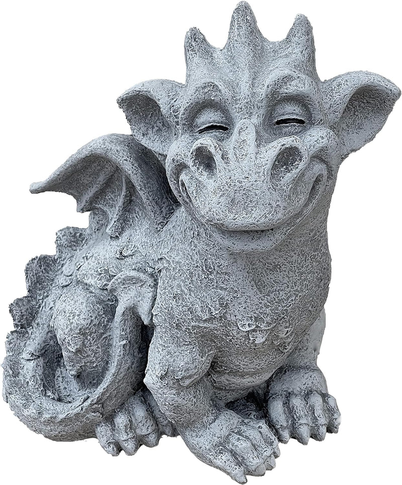 Stone and Style Steinfigur grosser Drache Cristiano frostfest wetterfest Gartenfigur