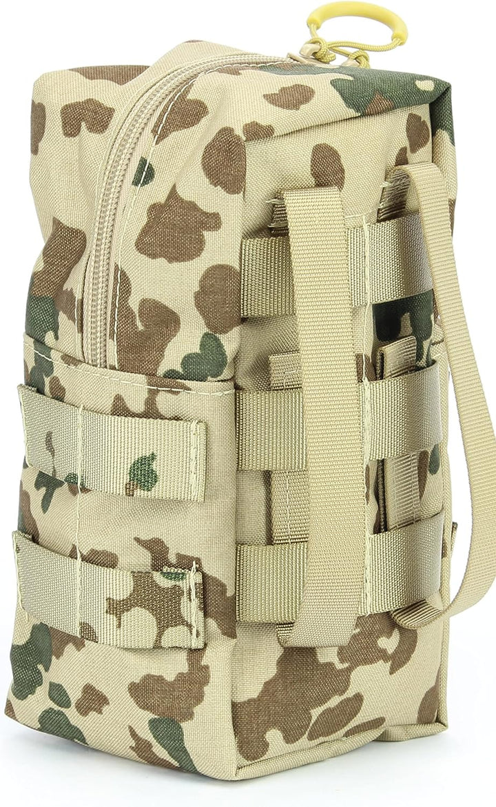 Zentauron Reissverschlusstasche Small mit MOLLE-System I BW-Tasche, Rucksack Zusatztasche aus Cordur