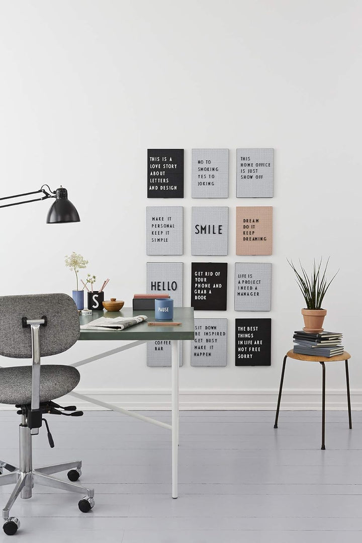 Design Letters Message Board A3 Hellgrau | A4 A3 A2 | Buchstaben tafel | Letter Board | Memotafel Wa