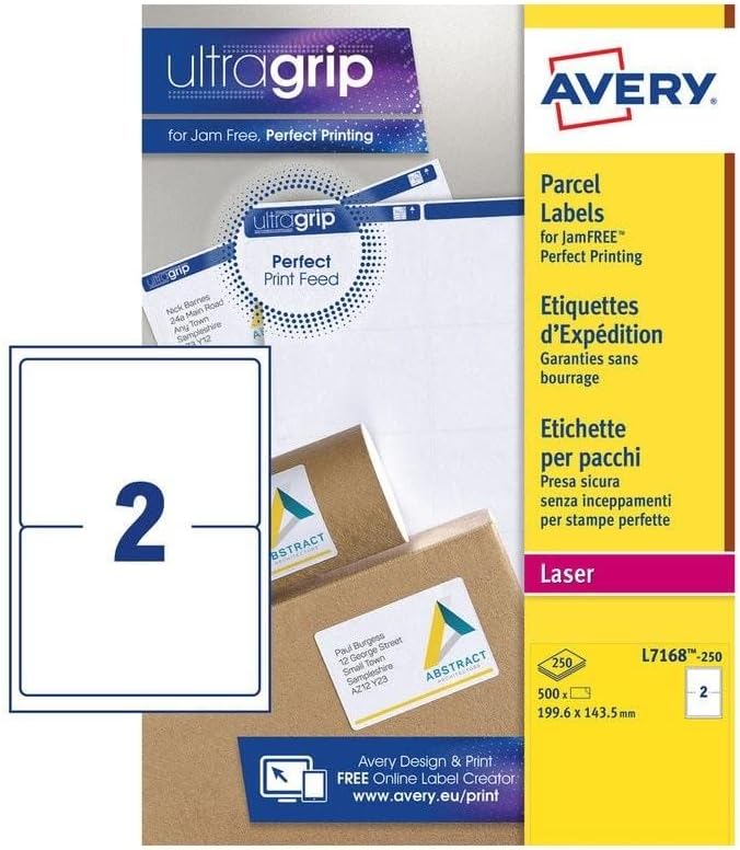 Avery BlockOut Versandetiketten
