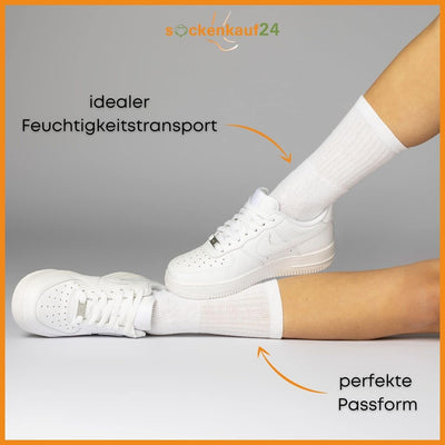 10 | 20 | 30 Paar Sportsocken Tennissocken Arbeitssocken Herren & Damen Socken Baumwolle 39-42 30 Pa