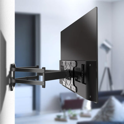 Meliconi Space System DUALMOTION OLED TV-Wandhalterung mit Doppelarm und Doppelrotation, OLED-TV-Hal