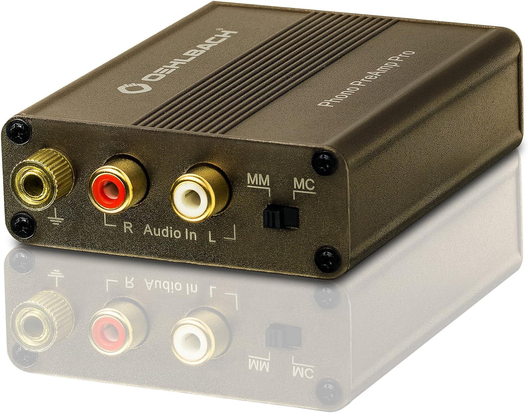 Oehlbach Phono PreAmp Pro - Phono-Vorverstärker - für Plattenspieler mit MM- oder MC-Tonabnehmer, ko