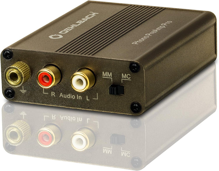 Oehlbach Phono PreAmp Pro - Phono-Vorverstärker - für Plattenspieler mit MM- oder MC-Tonabnehmer, ko