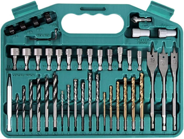 Makita P-67832 Zubehör-Set, 101-teilig Blau, Silber