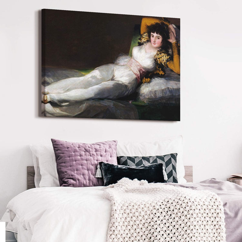 PICANOVA – Francisco Goya – The Clothed Maja 100x75cm – Bild auf Leinwand – Premium Kunstdruck Auf 2