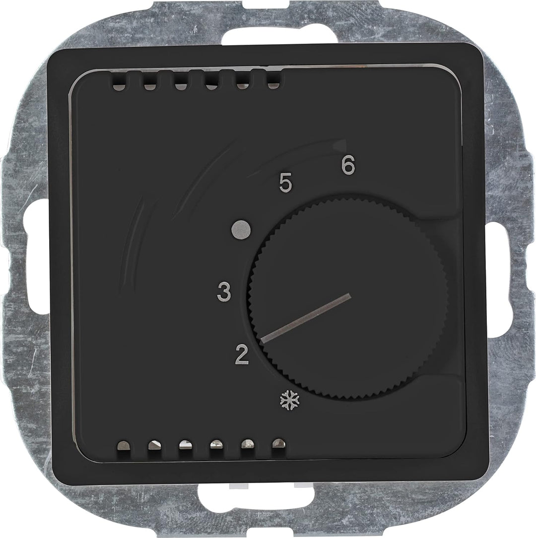 Kopp HK05 - Raumthermostat "Öffner", Farbe: mattschwarz, 290150007