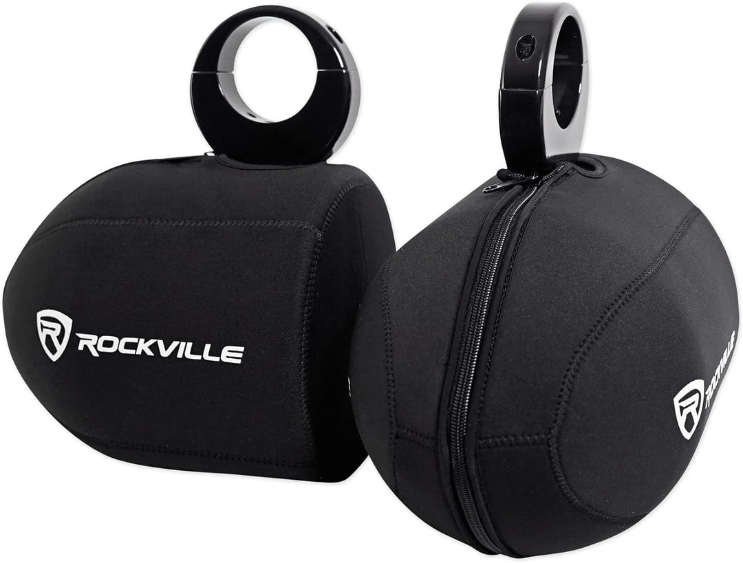 Paar Rockville rwbc Neopren Cover für 16,5 cm Marine Wakeboard Tower Lautsprecher
