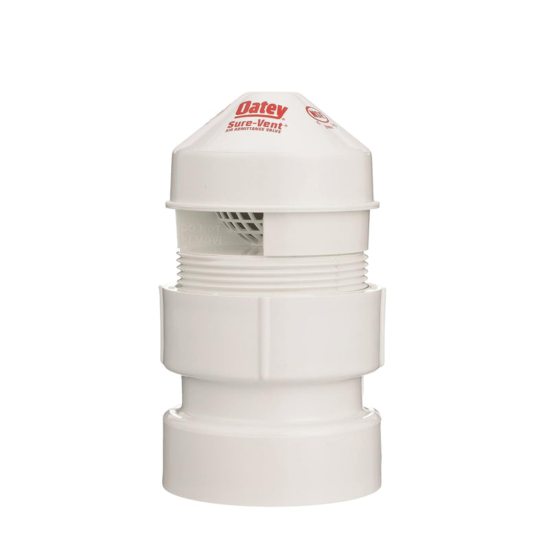 Oatey 39017 SURE-VENT AIR ADM VENTIL, Weiss/opulenter Garten, 1-1/2-Inch by 2-Inch PVC, PVC