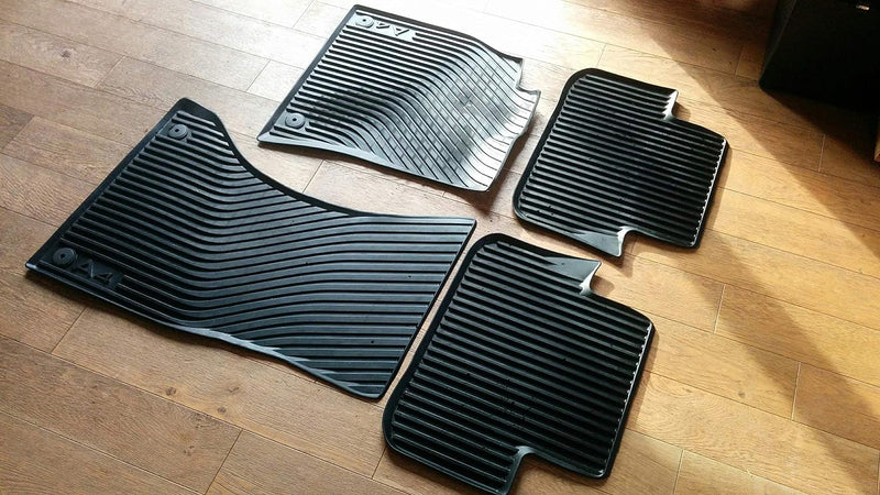 Original Audi Ersatzteile Audi A4 8K Gummi Fussmatten 4-teilig, Original Zubehör, vorn+hinten