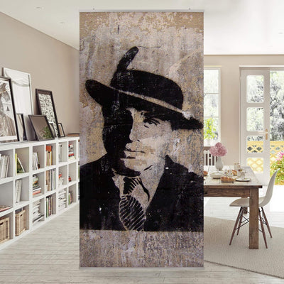 Bilderwelten Raumteiler Al Capone 250x120cm inkl. transparenter Halterung 250x120cm incl. transparen