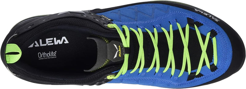 Salewa Mountain Trainer GTX 8375 Blue Danube/Fluo Green 45 EU Blue Danube Fluo Green, 45 EU Blue Dan