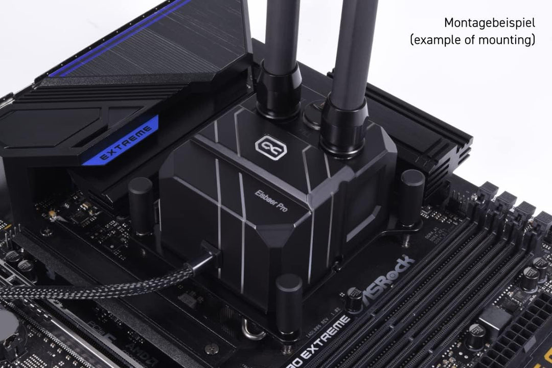 Alphacool 13094 Eisbaer Pro ES (Solo) Full Black CPU Kühler Wasserkühlung