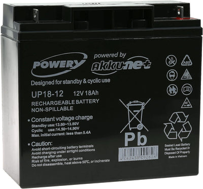 akku-net Blei-Gel-Akku für USV APC Smart-UPS 1500, 12V, Lead-Acid