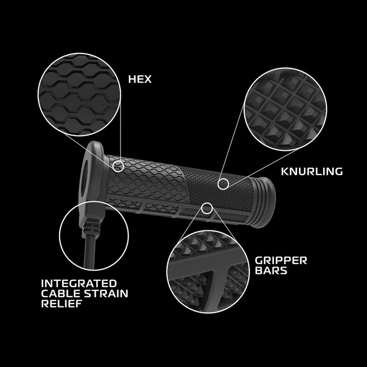 Oxford HotGrips Pro Adventure Beheizte Motorradgriffe EL390