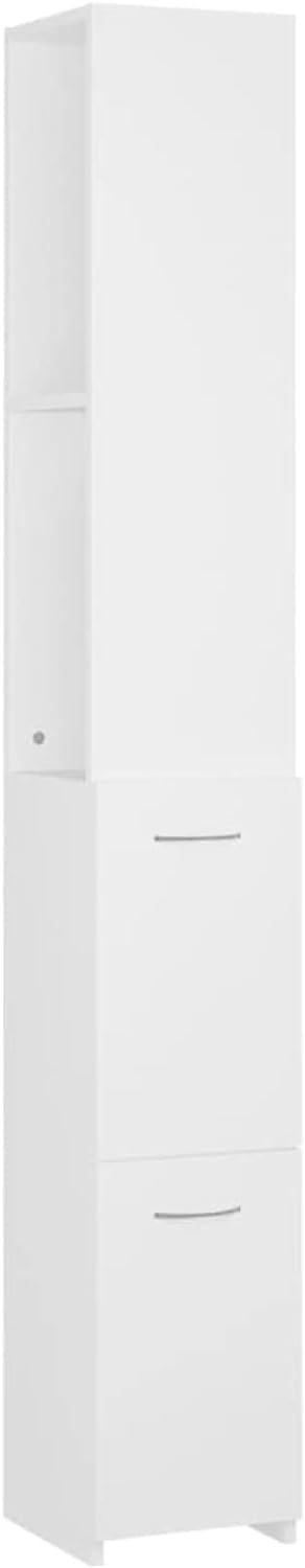 Tidyard Badezimmerschrank Waschküche Regal Badezimmer Schrank Badschrank Badmöbel Hochschrank Holzwe