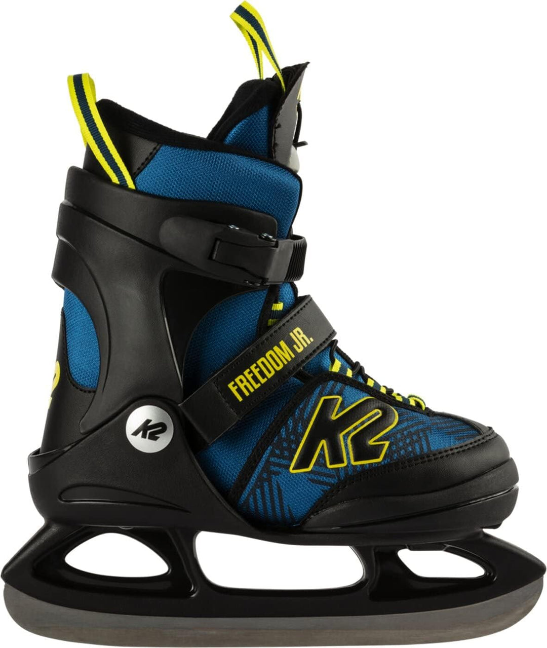 K2 Unisex Jugend Freedom Ice Eishockey 32 Blue_Yellow, 32 Blue_Yellow