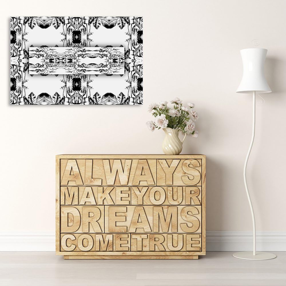 Feeby Frames, Leinwandbild, Bilder, Wand Bild, Wandbilder, Kunstdruck 50x70cm, MUSTER, MODERN, SKAND