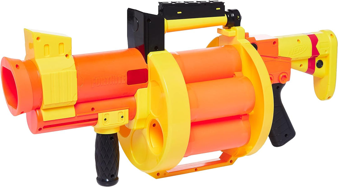 Nerf Fortnite GL Raketen-Blaster – Trommel, Pump-Action – enthält 6 Nerf Raketen – für Kinder, Jugen