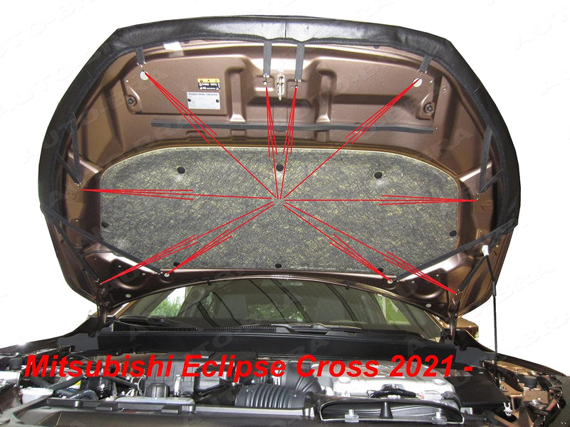 Auto-Bra AB3-00617 kompatibel mit Mitsubishi Eclipse Cross Bj. ab 2021 Haubenbra Steinschlagschutz T