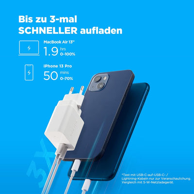 Innergie C3 Duo 30W Dual USB C Schnellladegerät Netzteil für Samsung Galaxy iPhone 14/13 Apple Watch