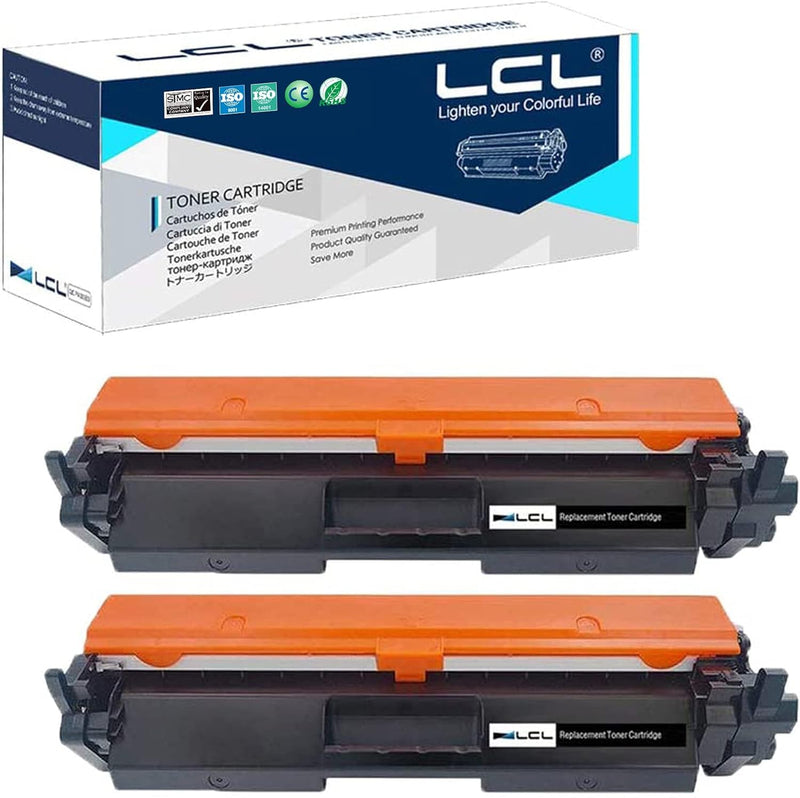 LCL Kompatibel Tonerkartusche 30A 230A CF230A CRG-220 (2 Schwarz) kompatibel für HP Laserjet Pro M20