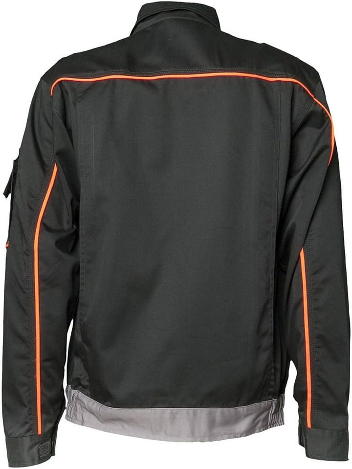 Planam Grösse 68 Herren Visline V2 Bundjacke schwarz orange zink Modell 2481