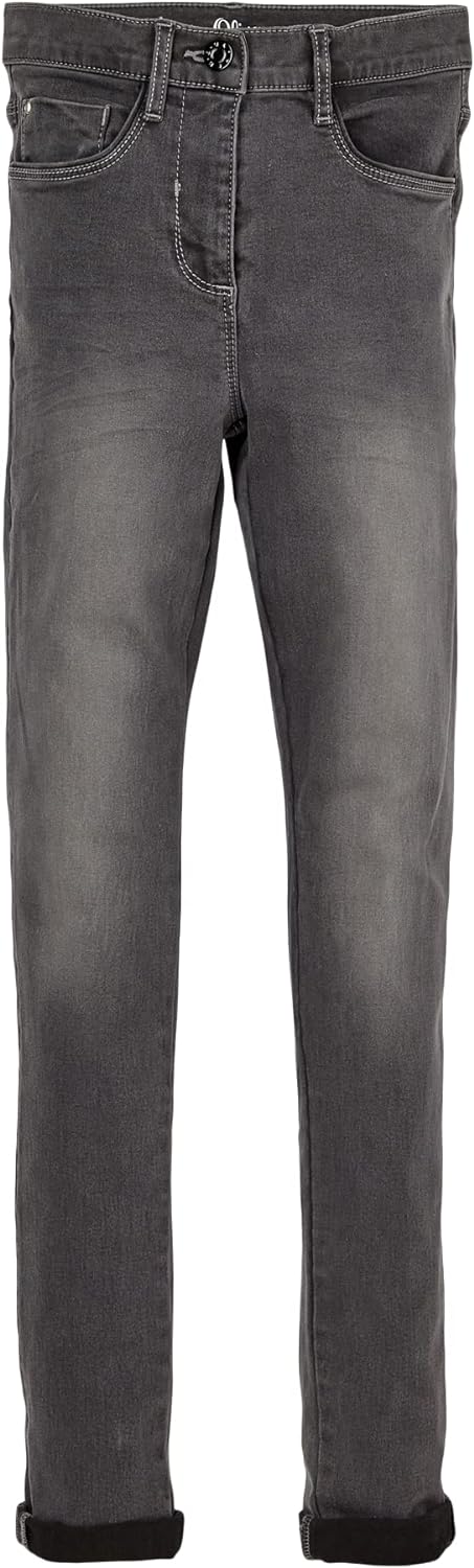 s.Oliver Mädchen Jeans 164 Dark Grey, 164 Dark Grey