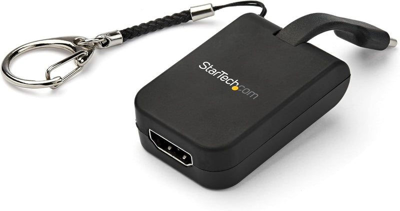 StarTech.com USB-C auf HDMI Adapter (4K 30Hz, handlich, USB 3.1 Typ-C-Videokonverter, mit Flex-Kabel