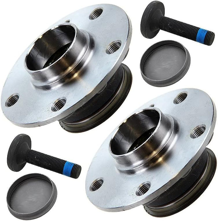 BESTPRICE 2x Radnabe hinten Radlagersatz mit ABS-Sensor