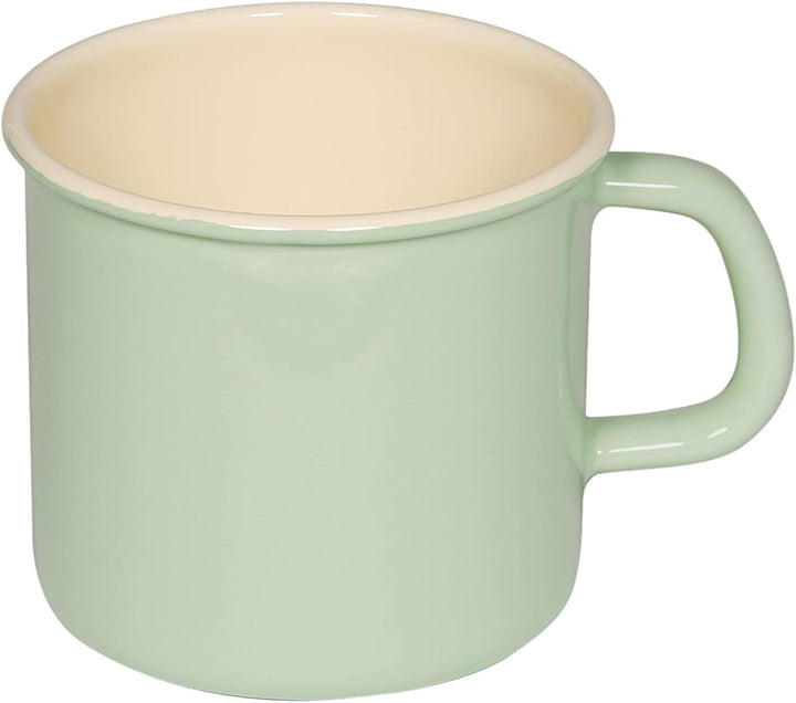 Riess, 0223-006, Topf mit Bördel (Trinkbecher) 11, CLASSIC - BUNT/PASTELL, Farbe Nilgrün, Inhalt 0.7
