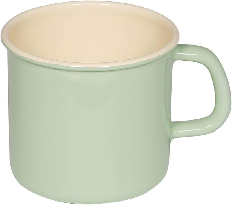 Riess, 0223-006, Topf mit Bördel (Trinkbecher) 11, CLASSIC - BUNT/PASTELL, Farbe Nilgrün, Inhalt 0.7