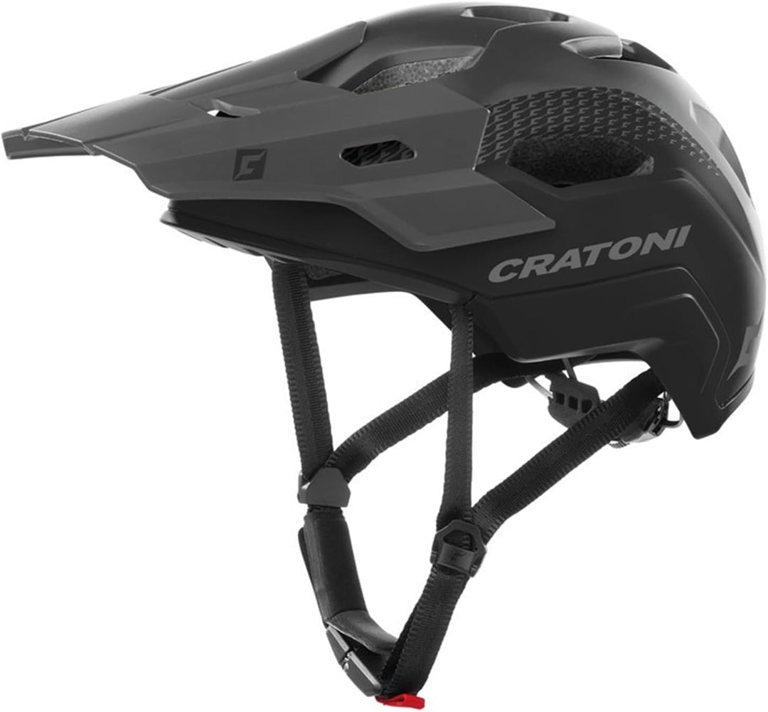 Cratoni Unisex – Erwachsene C-maniac Helmet, Schwarz Matt, L