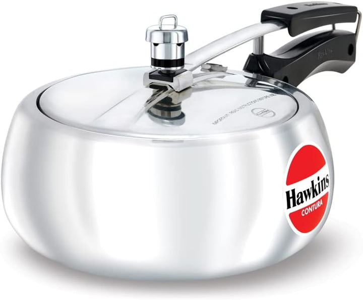 Hawkins HC35 Contura Schnellkochtopf, 3,5 l, Aluminium 3.5 litre, 3.5 litre