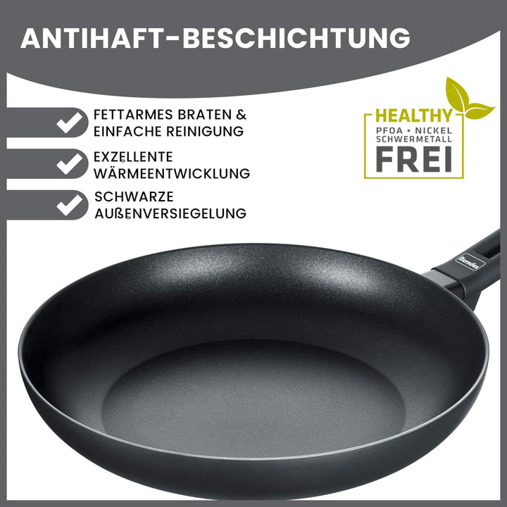 Berndes 11313 Induction 20 cm 20cm-Alu Induktion-Bratpfanne mit Antihaft-Beschichtung, Aluguss-Pfann